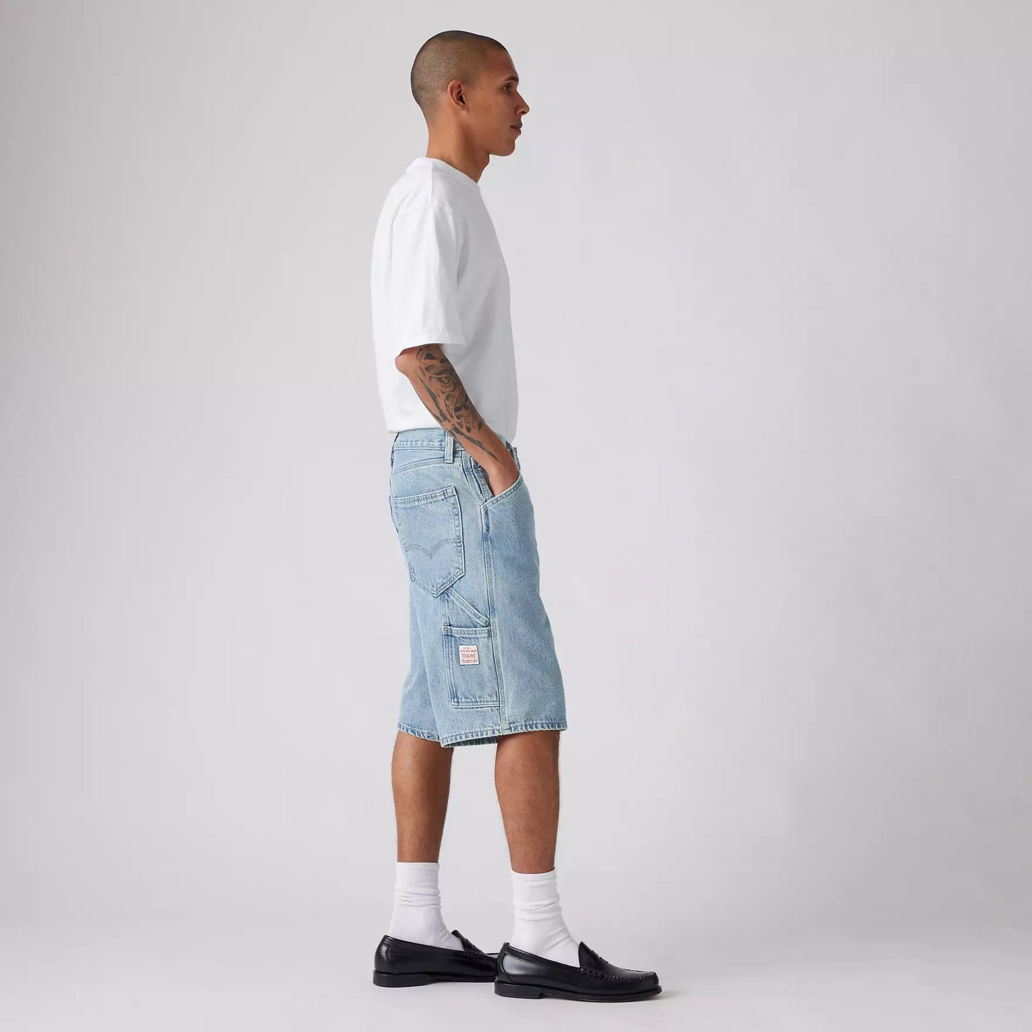 Pantaloncini Levi's® 568 loose carpenter in denim