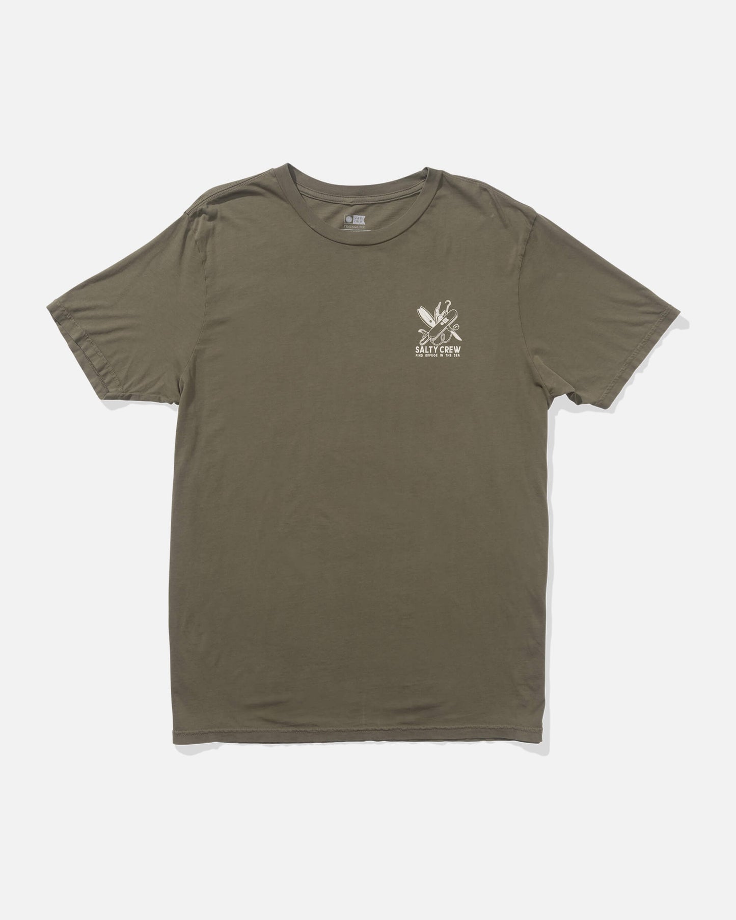 T-Shirt Pocket knife verde