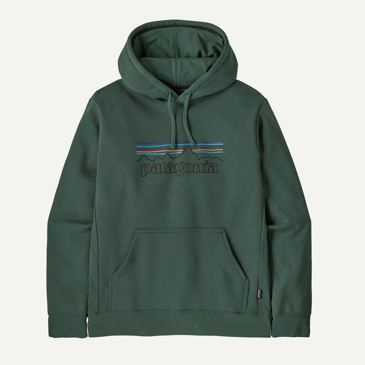 Felpa Patagonia con cappuccio verde