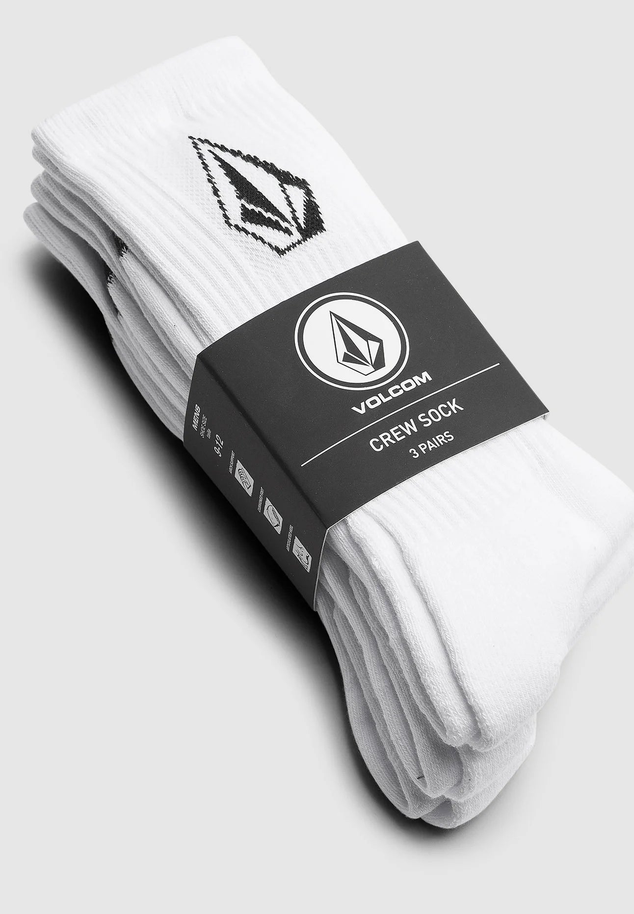 Calze Volcom bianco - 3 paia