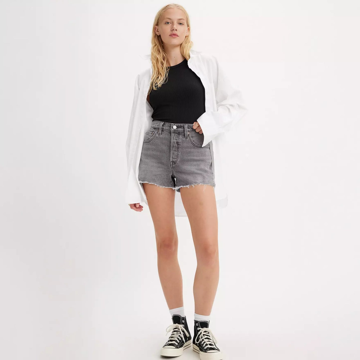 Pantaloncini Levis 501 grigio