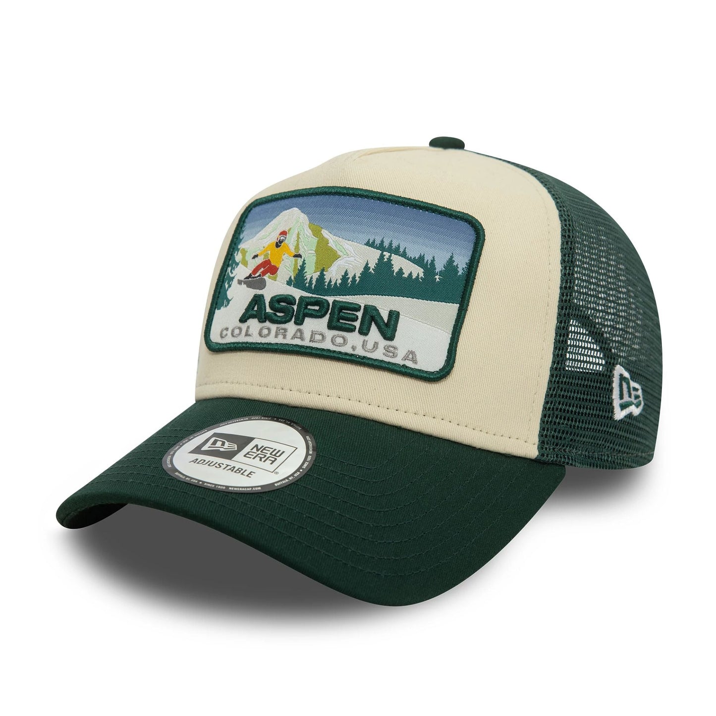 Cappellino A-Frame Aspen Ski verde