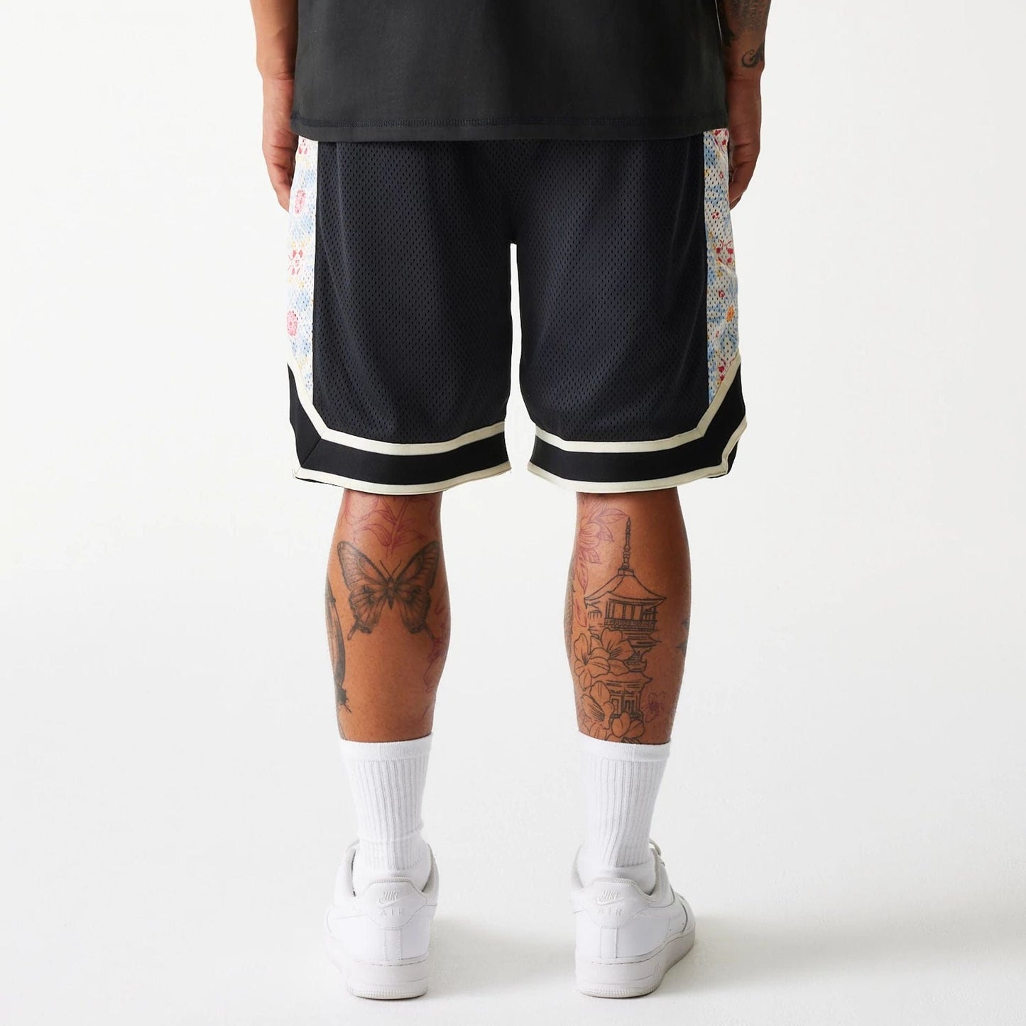 Pantaloncini MLB New York nero con fiori