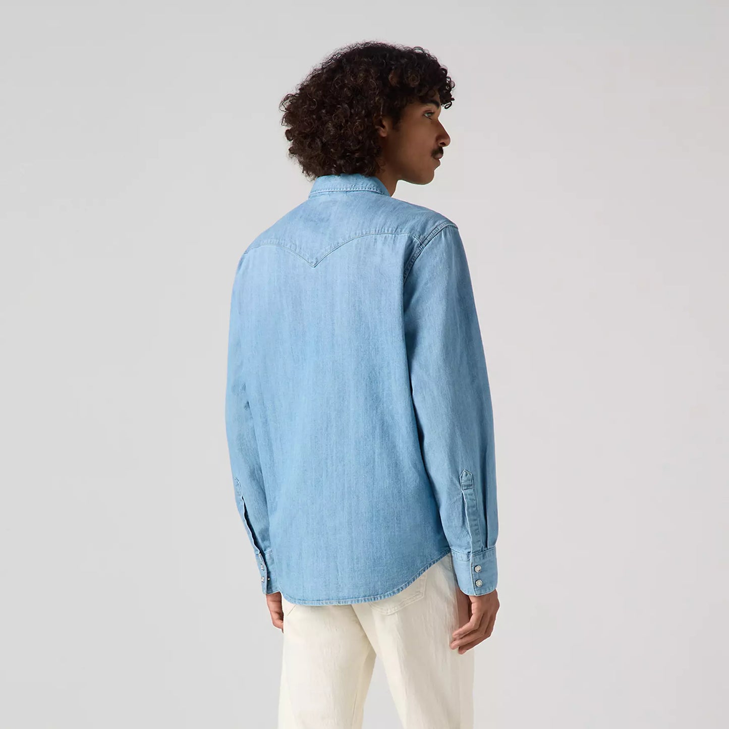 Camicia Levi's western in denim chiaro