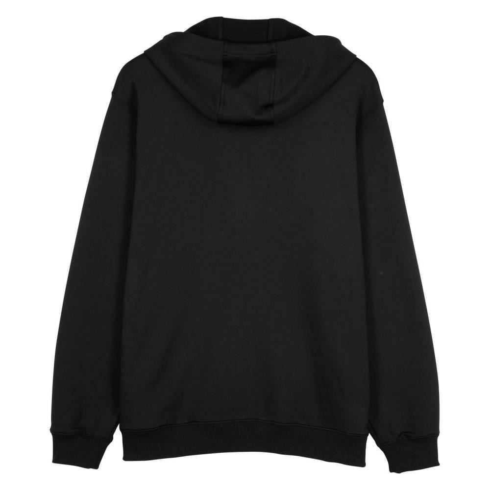 Felpa Clipper full zip con cappuccio nero