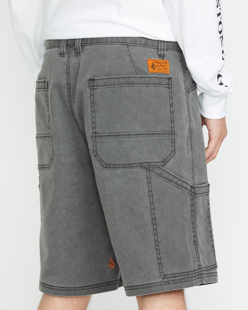 Pantaloncini Gage work 21" denim grigio