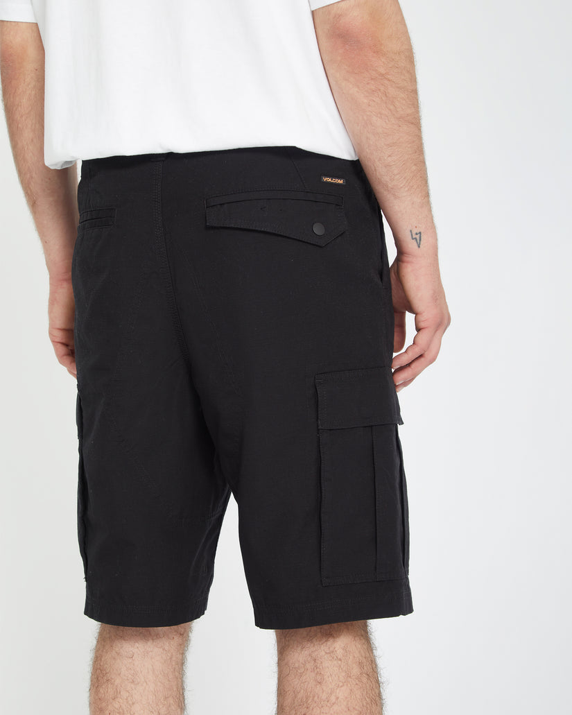 Pantaloncini Strange tripper cargo 22" nero