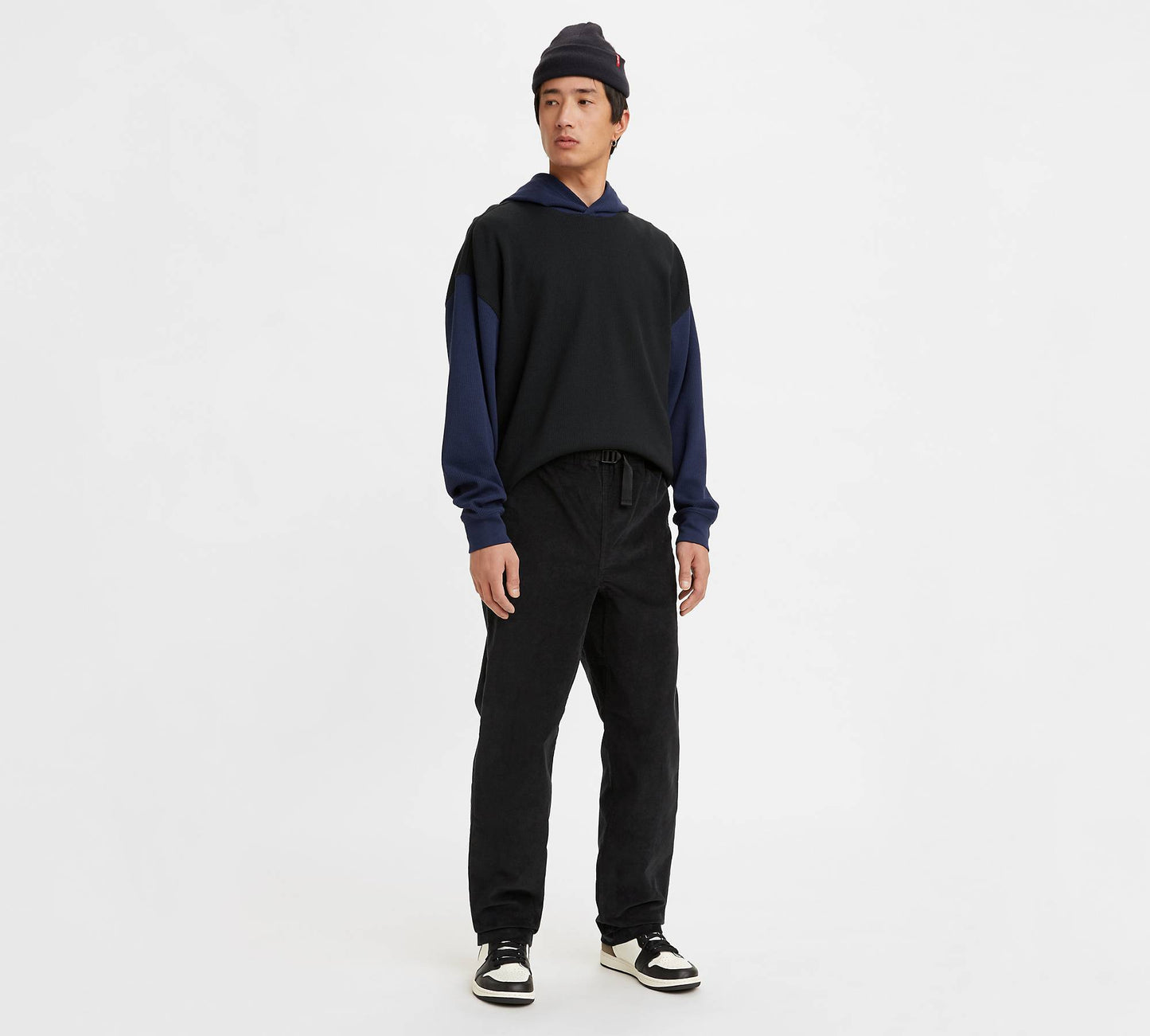 Pantalone Skate in velluto nero