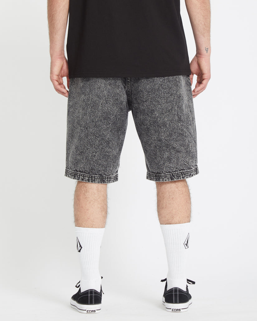 Pantaloncini Freazy loose denim grigio