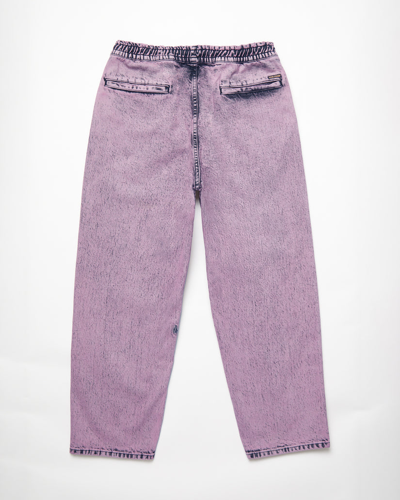 Jeans Freazy loose denim rosa