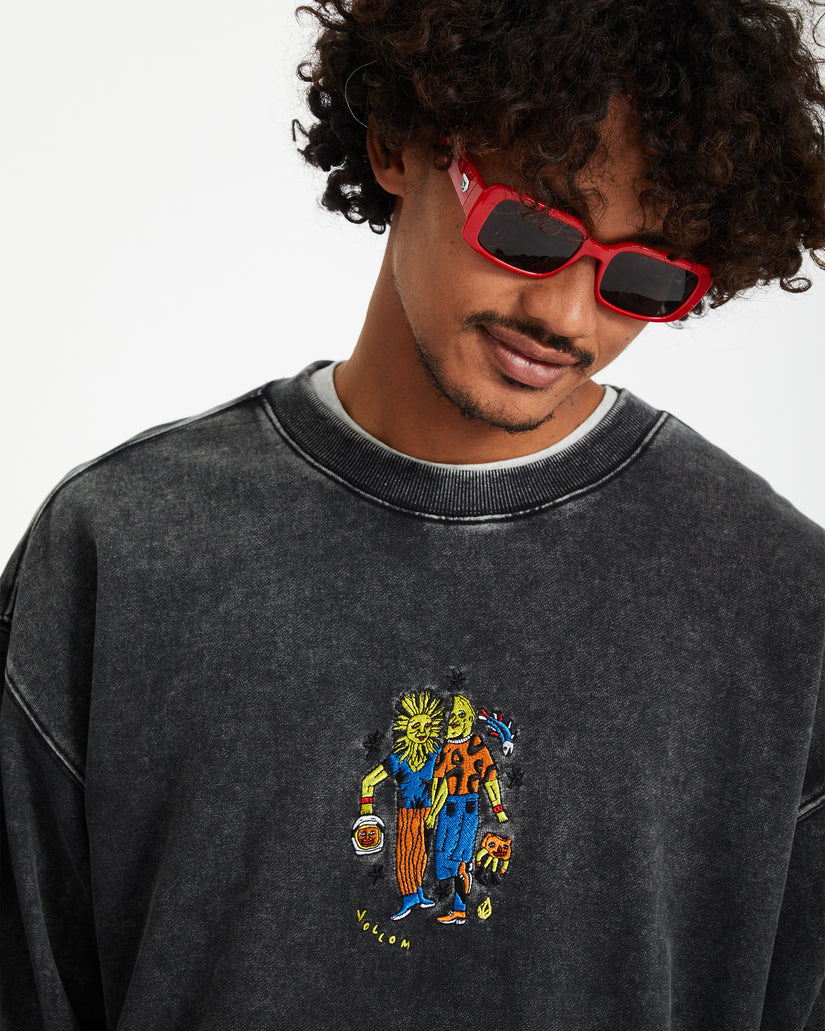 Felpa Bob Mollema girocollo nero