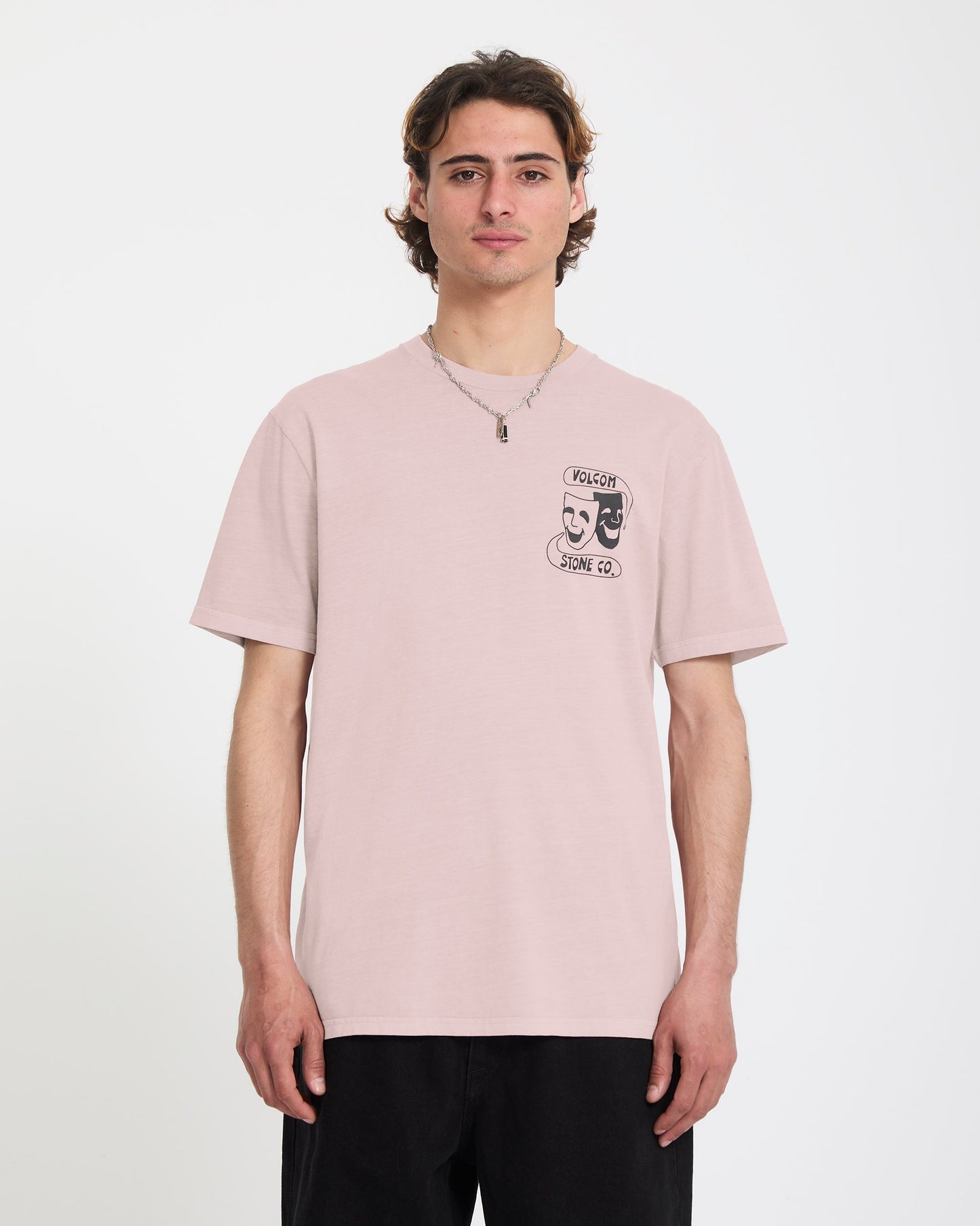 T-Shirt Comedie rosa antico