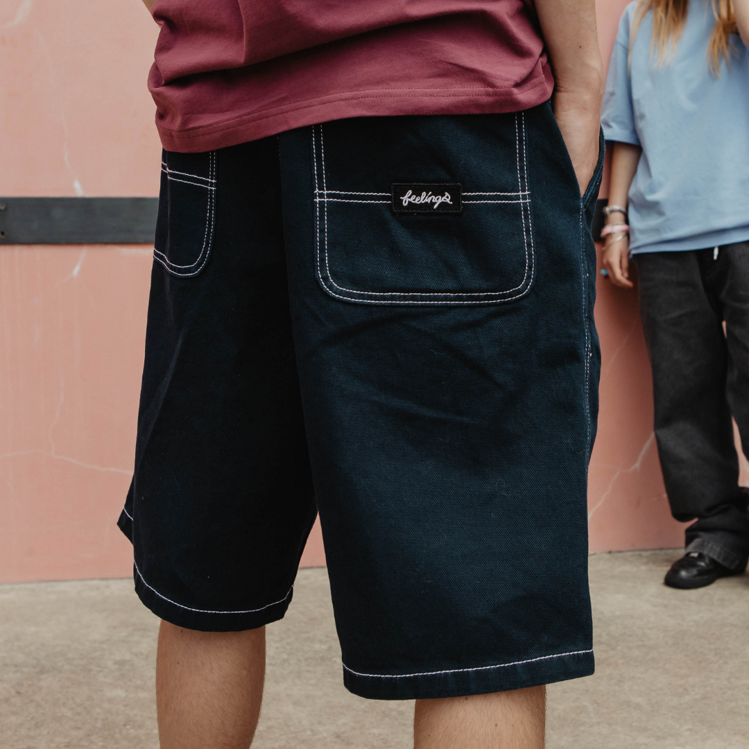 Pantaloncini Maker denim scuro
