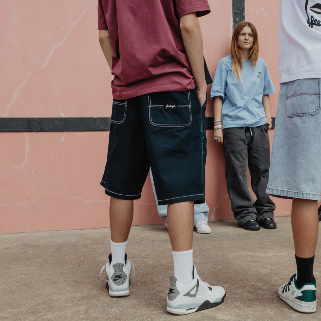 Pantaloncini Maker denim scuro