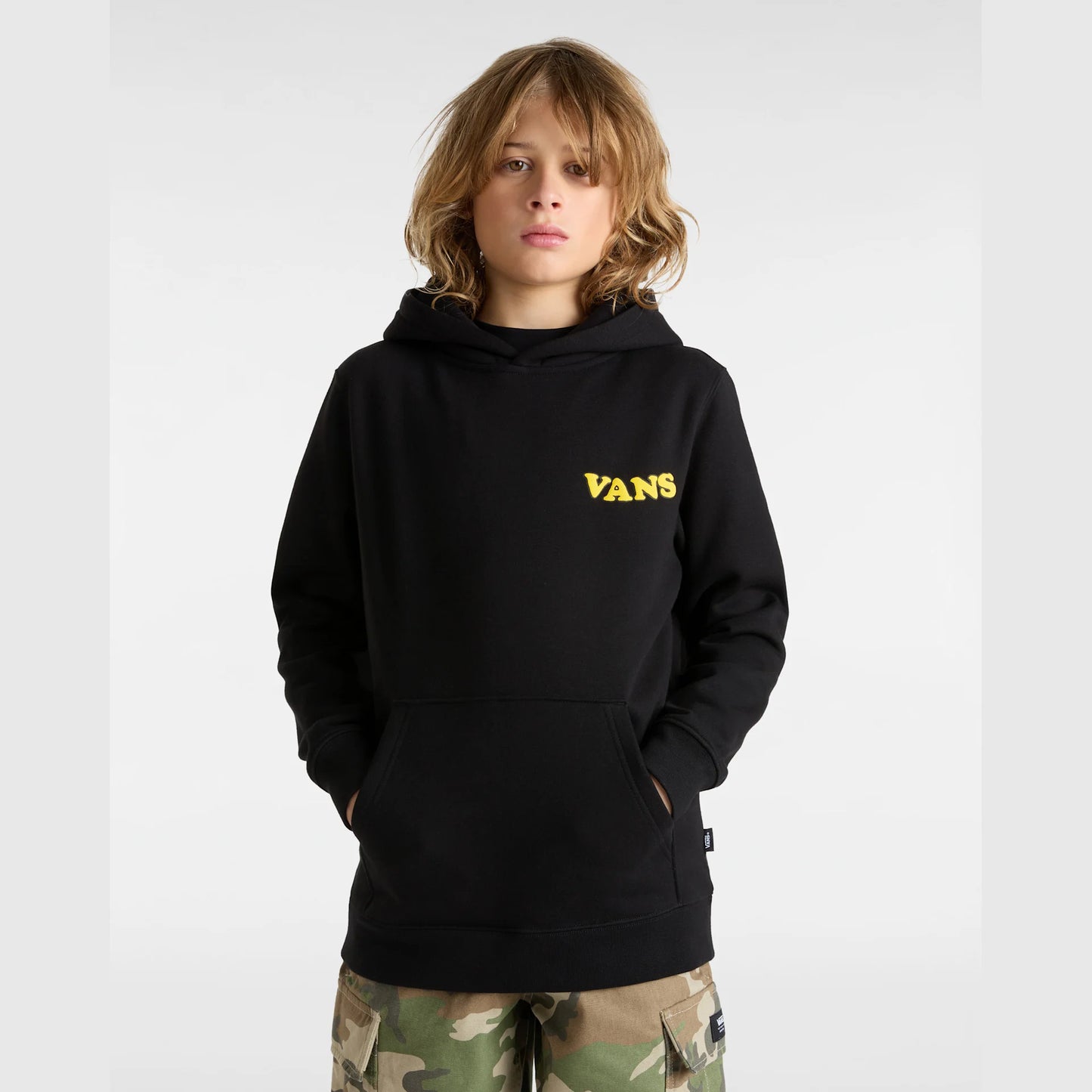 Felpa Hasta la Shaka con cappuccio nero - 8/16 ANNI