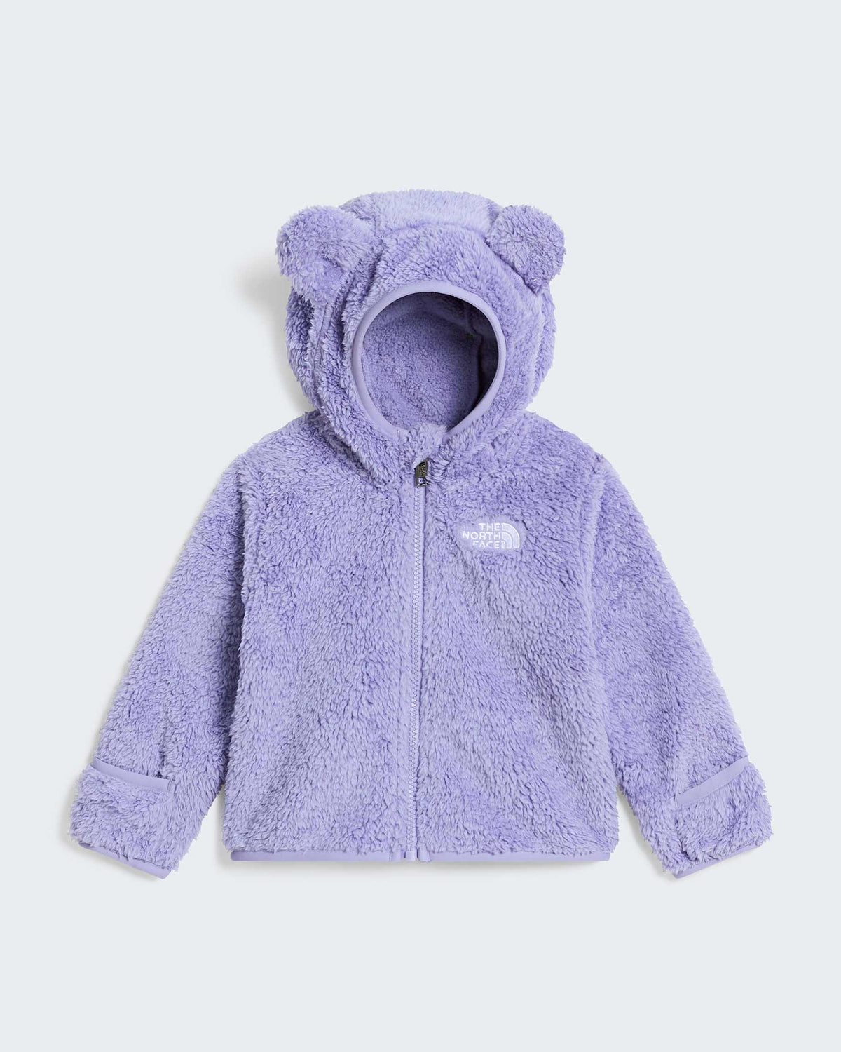 Felpa teddy baby Campshire full zip con cappuccio lilla -12/24 MESI