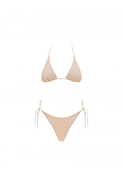 Bikini Kate lycra lucida avorio