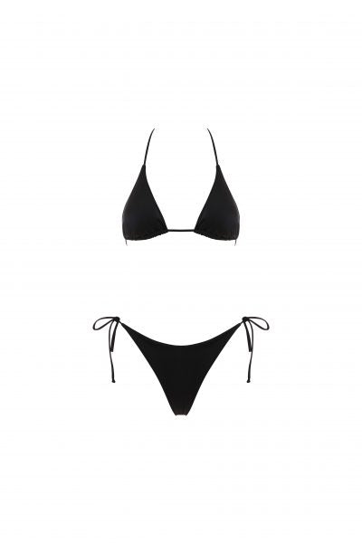 Bikini Kate lycra lucida nero