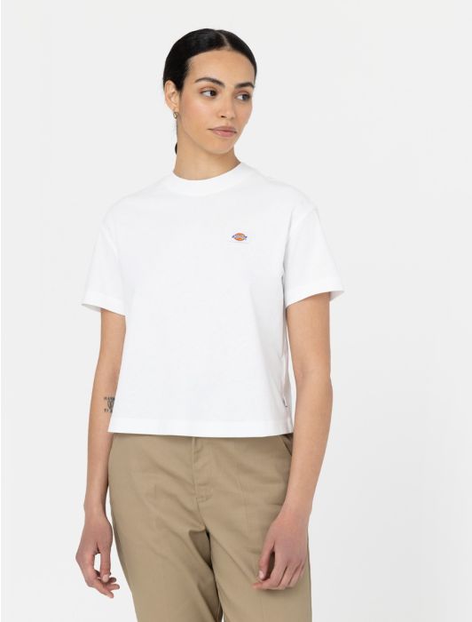 T-shirt Oakport crop bianca