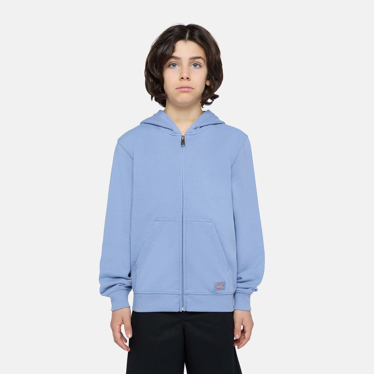 Felpa Terry full zip con cappuccio celeste - 4/16 ANNI