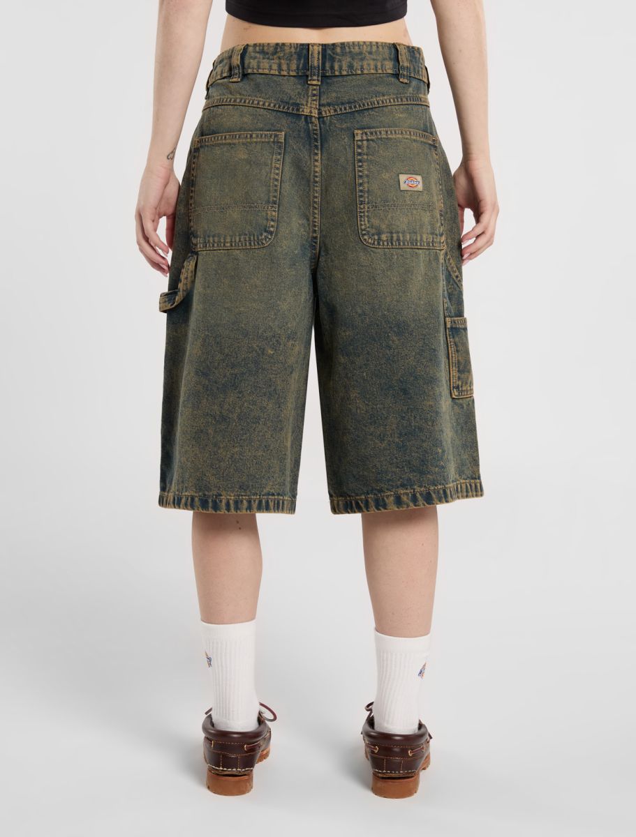 Pantaloncini Carpenter denim giallo