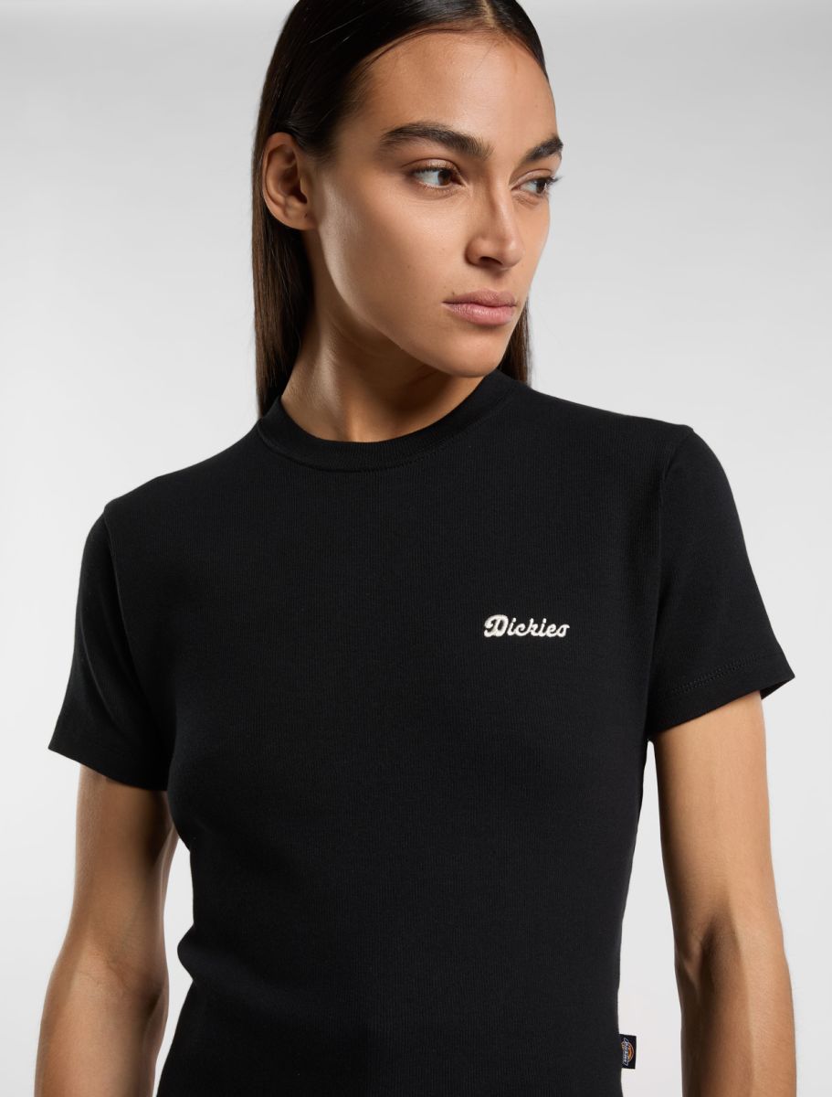 T-shirt Lewistown crop nero
