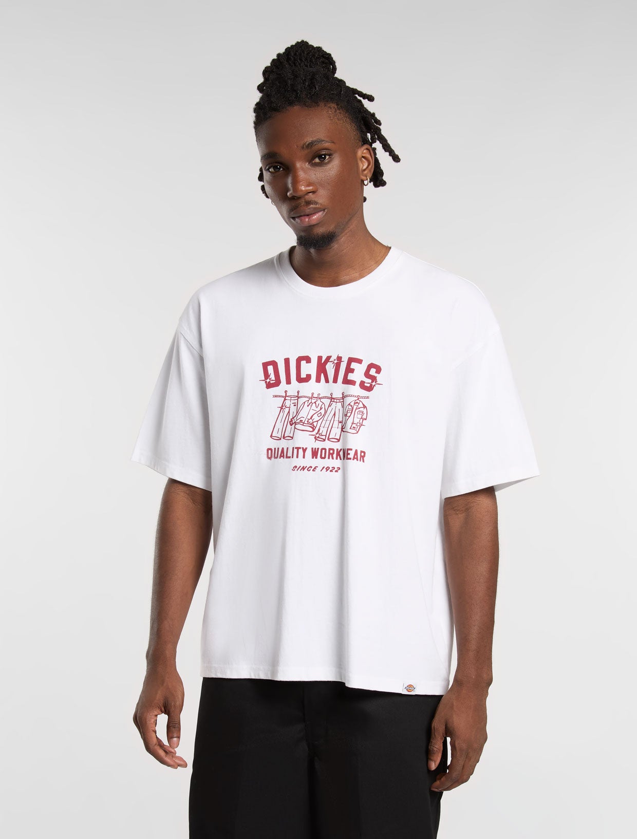T-Shirt Laundry boxy bianco