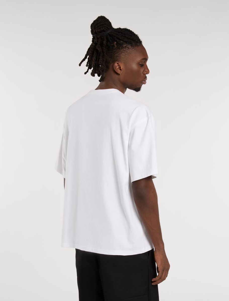 T-Shirt Laundry boxy bianco