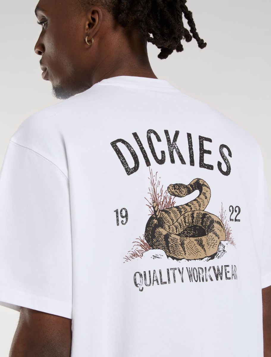 T-Shirt Snake bianco