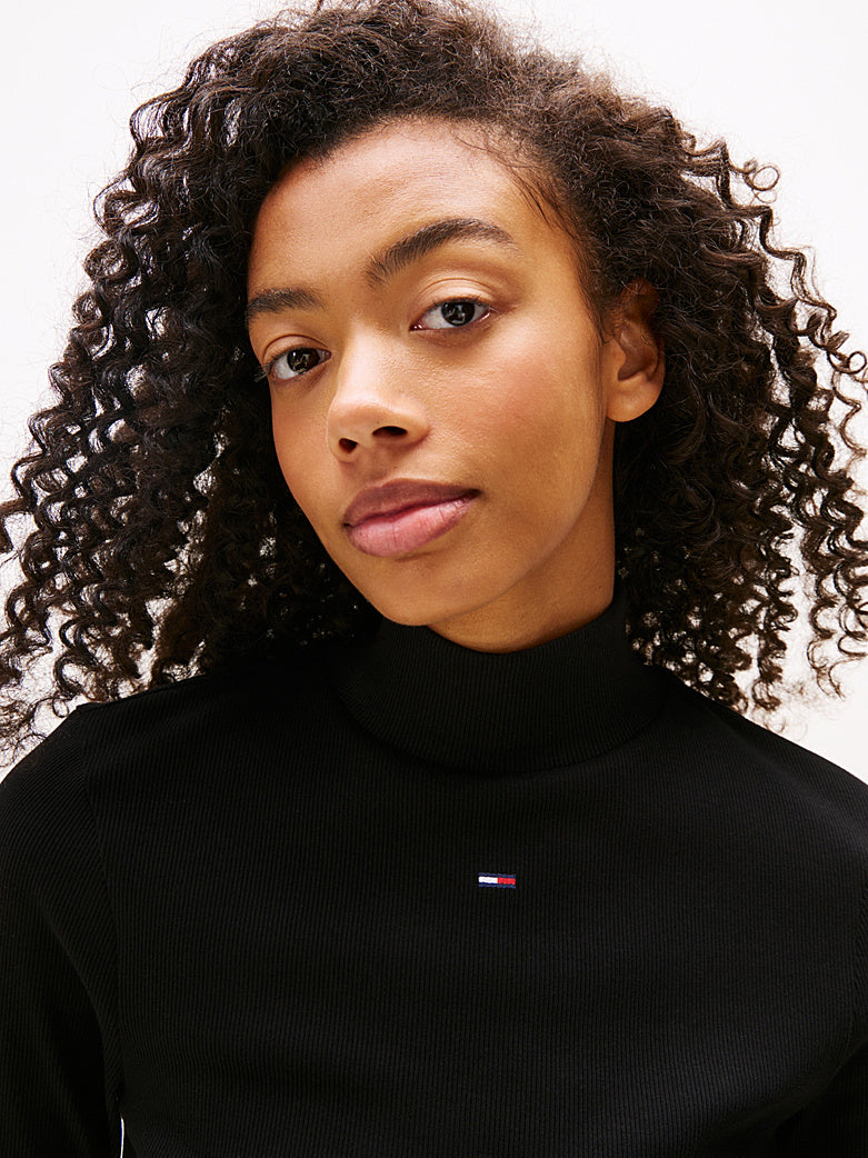 Pullover a lupetto nero