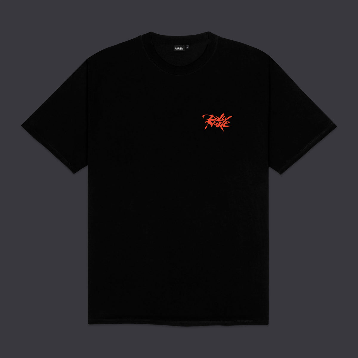T-Shirt Brushstroke nero