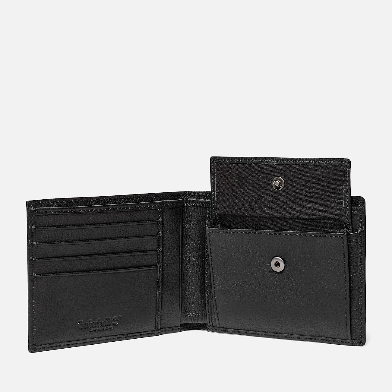 Portafoglio Bifold in pelle nero