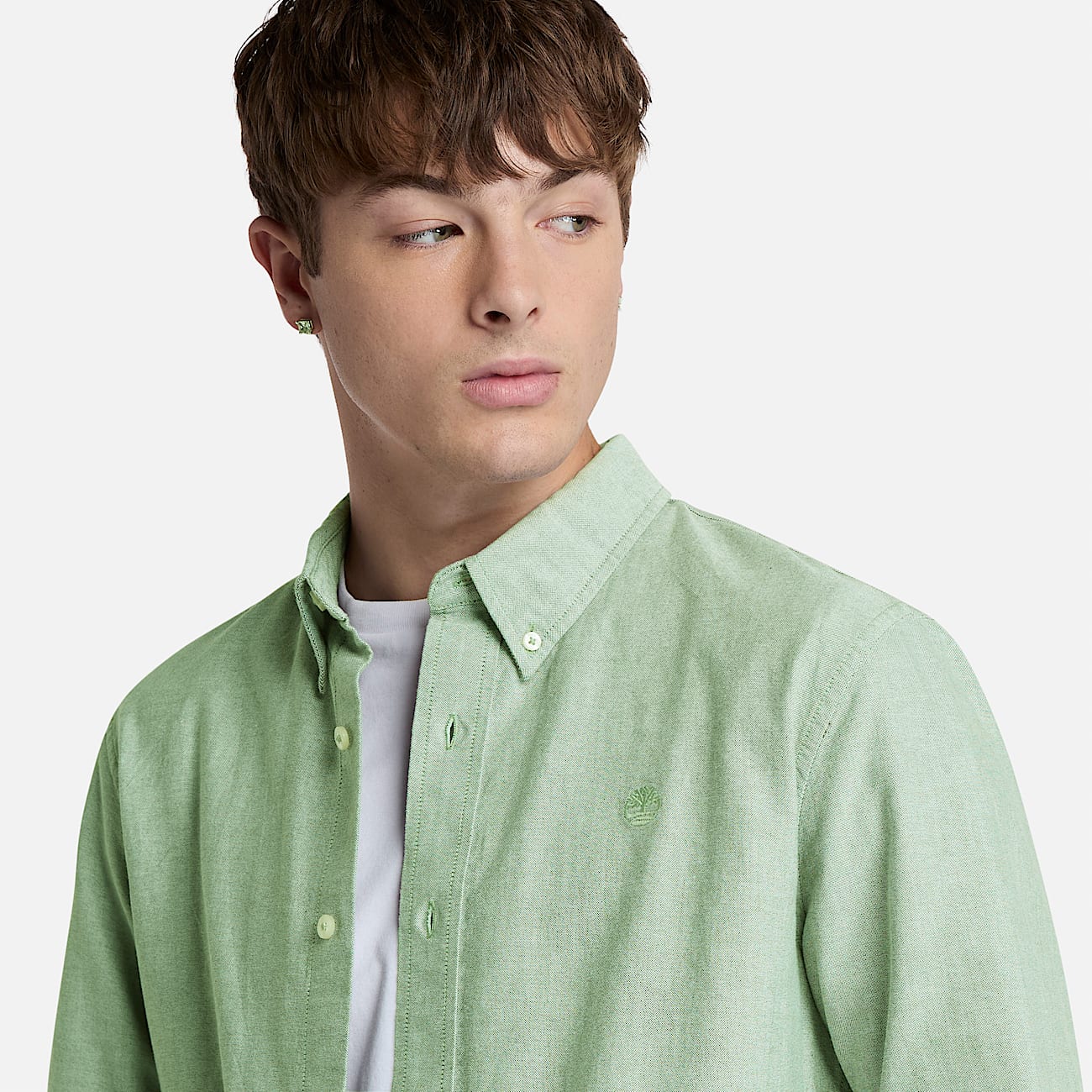 Camicia Oxford verde