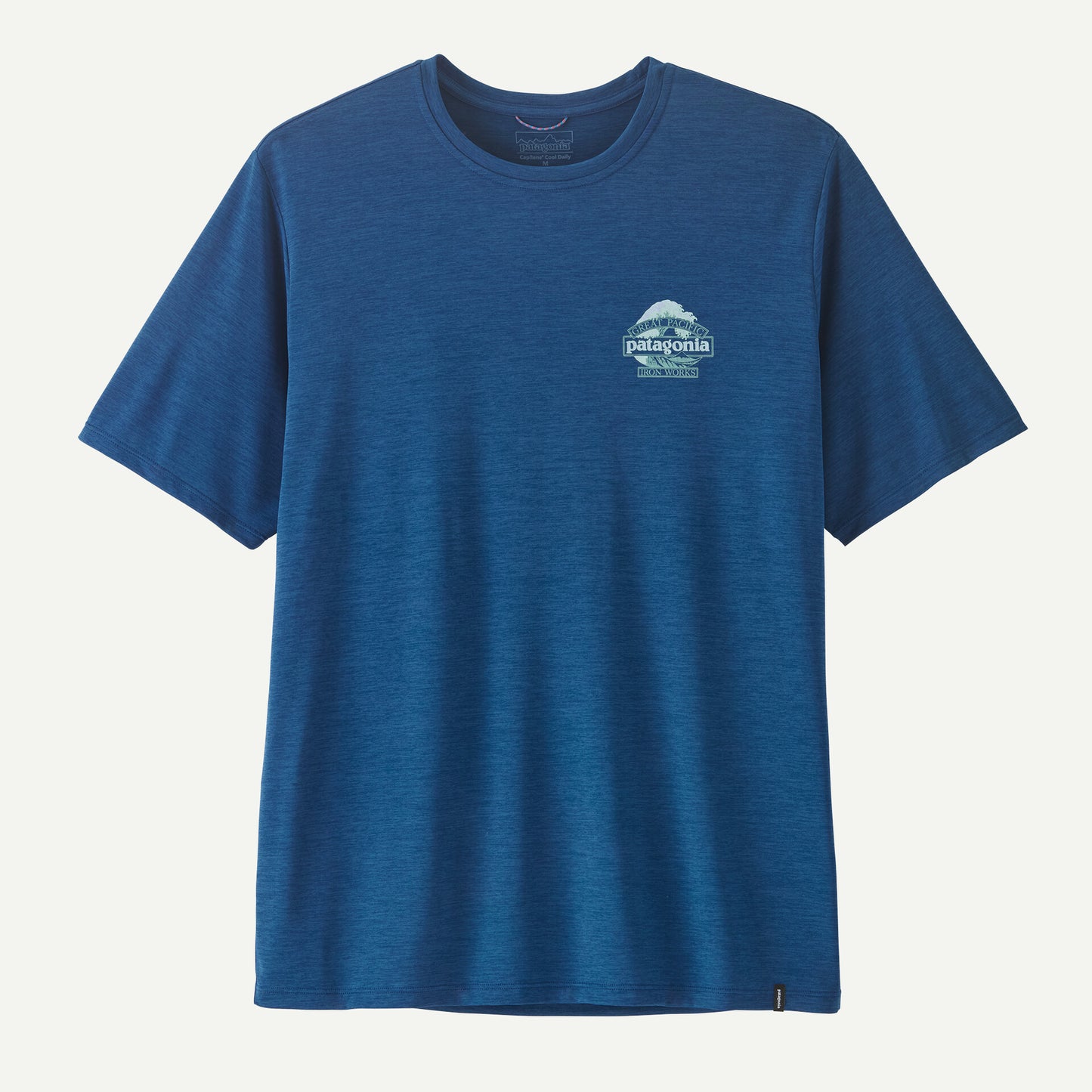 T-Shirt Cool daily in capilene blu