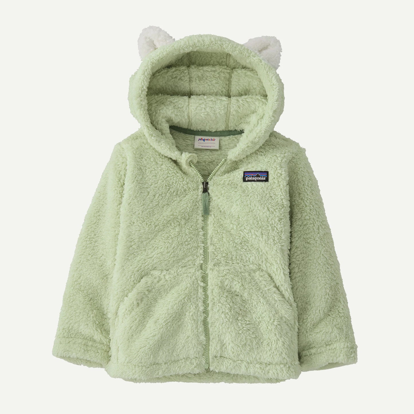 Felpa Furry in pile con cappuccio orecchie - 3/5 ANNI