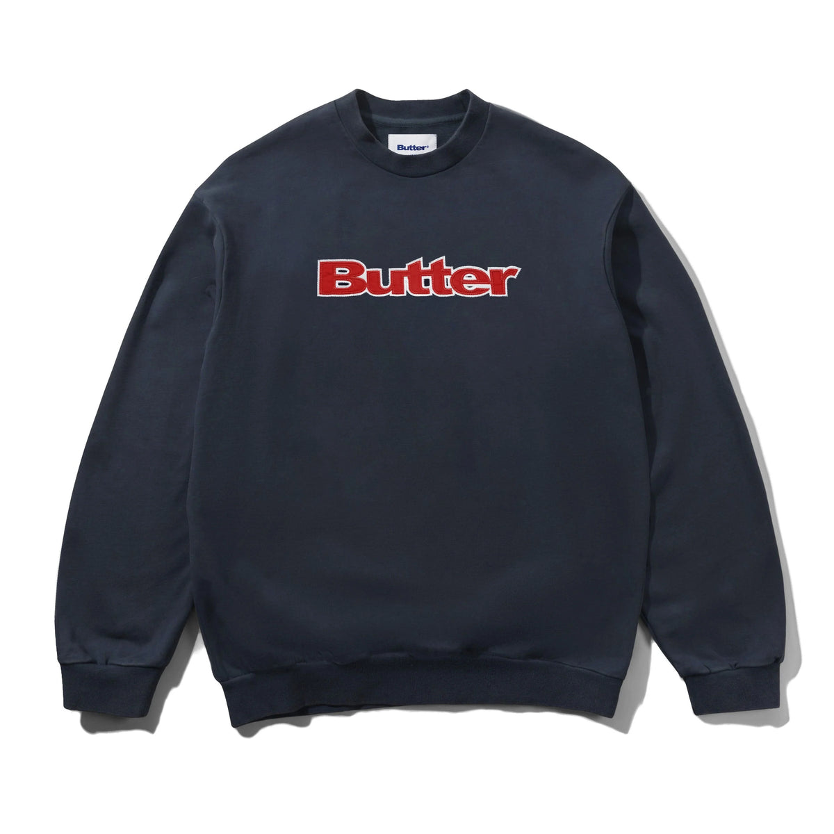 Felpa Butter Goods girocollo blu