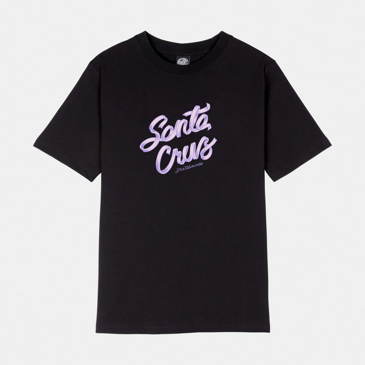 T-shirt Ribbon script nero