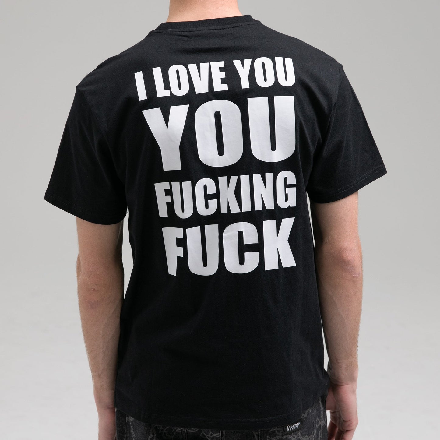T-Shirt Ily fuckin fuck nero
