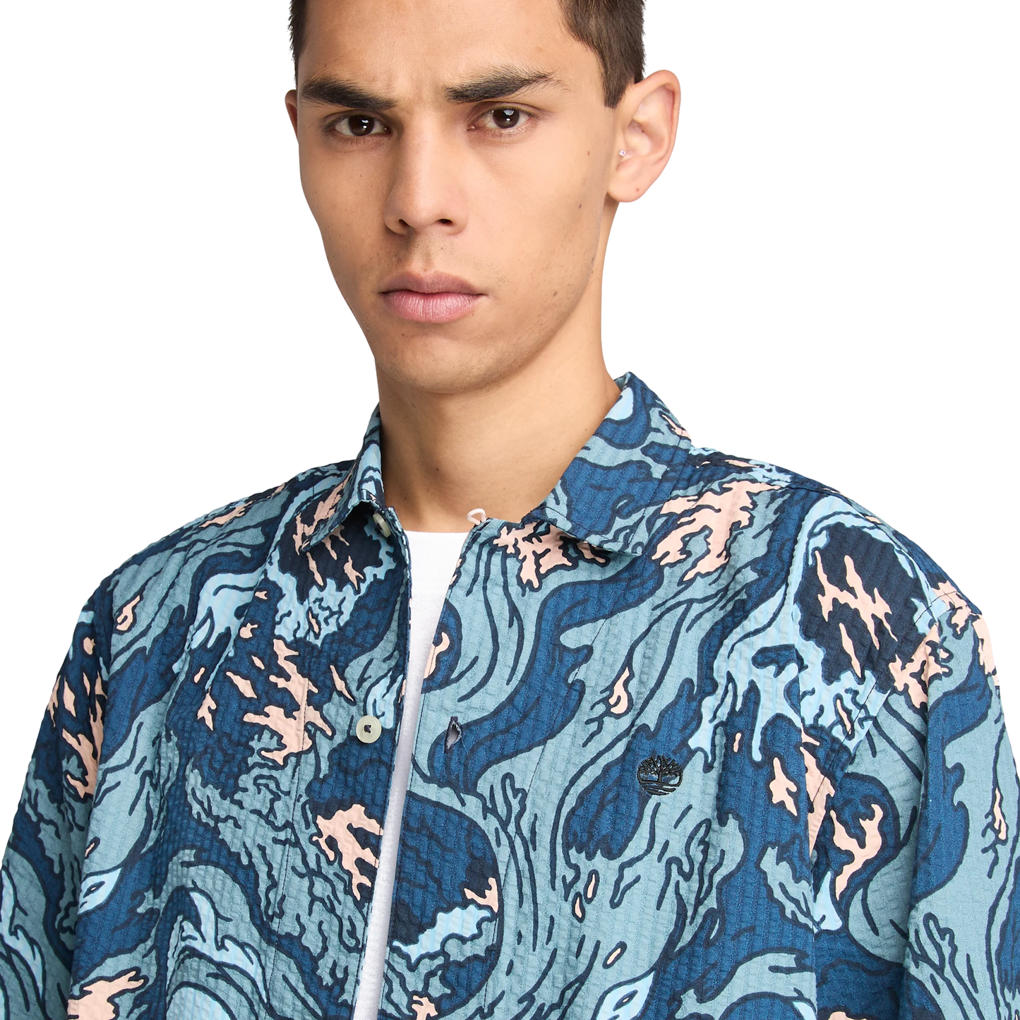 Camicia Seersucker fantasia