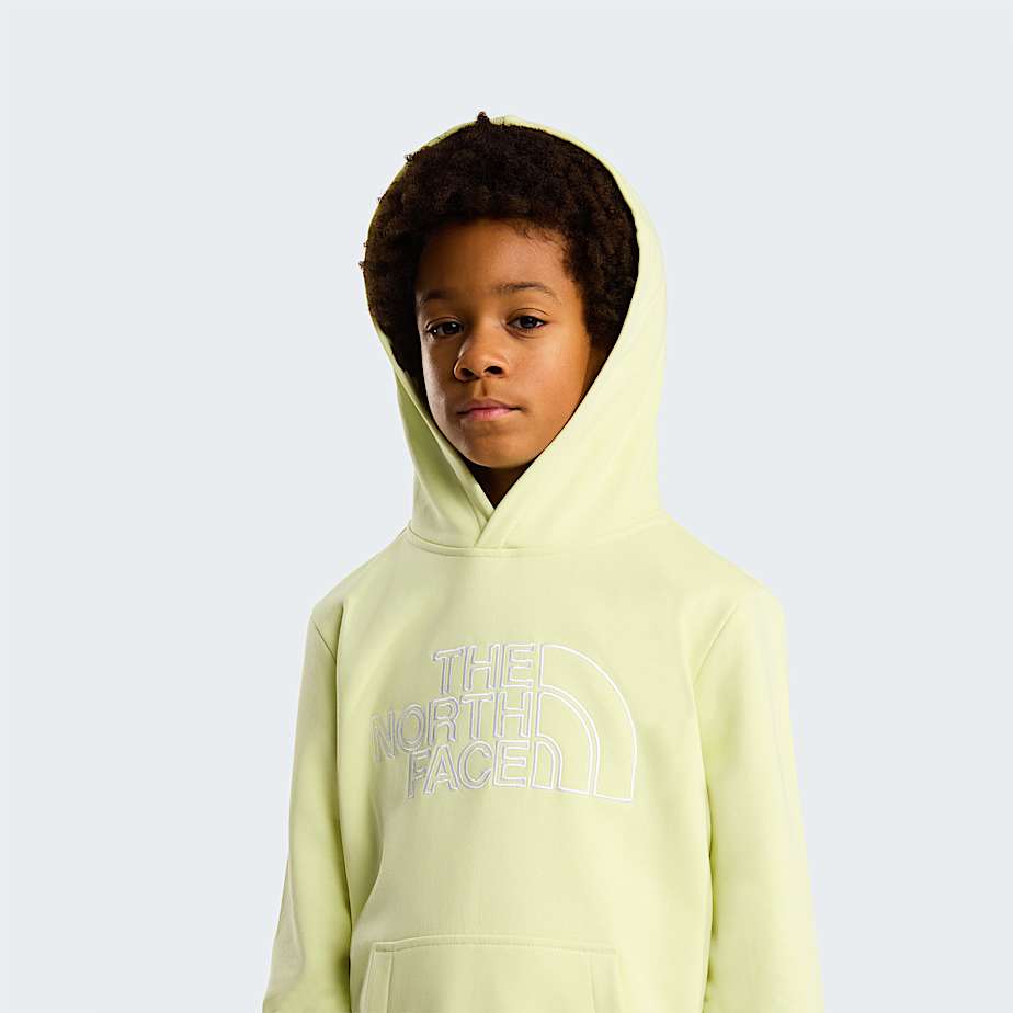 Felpa The north face con cappuccio giallo - 6/20 ANNI