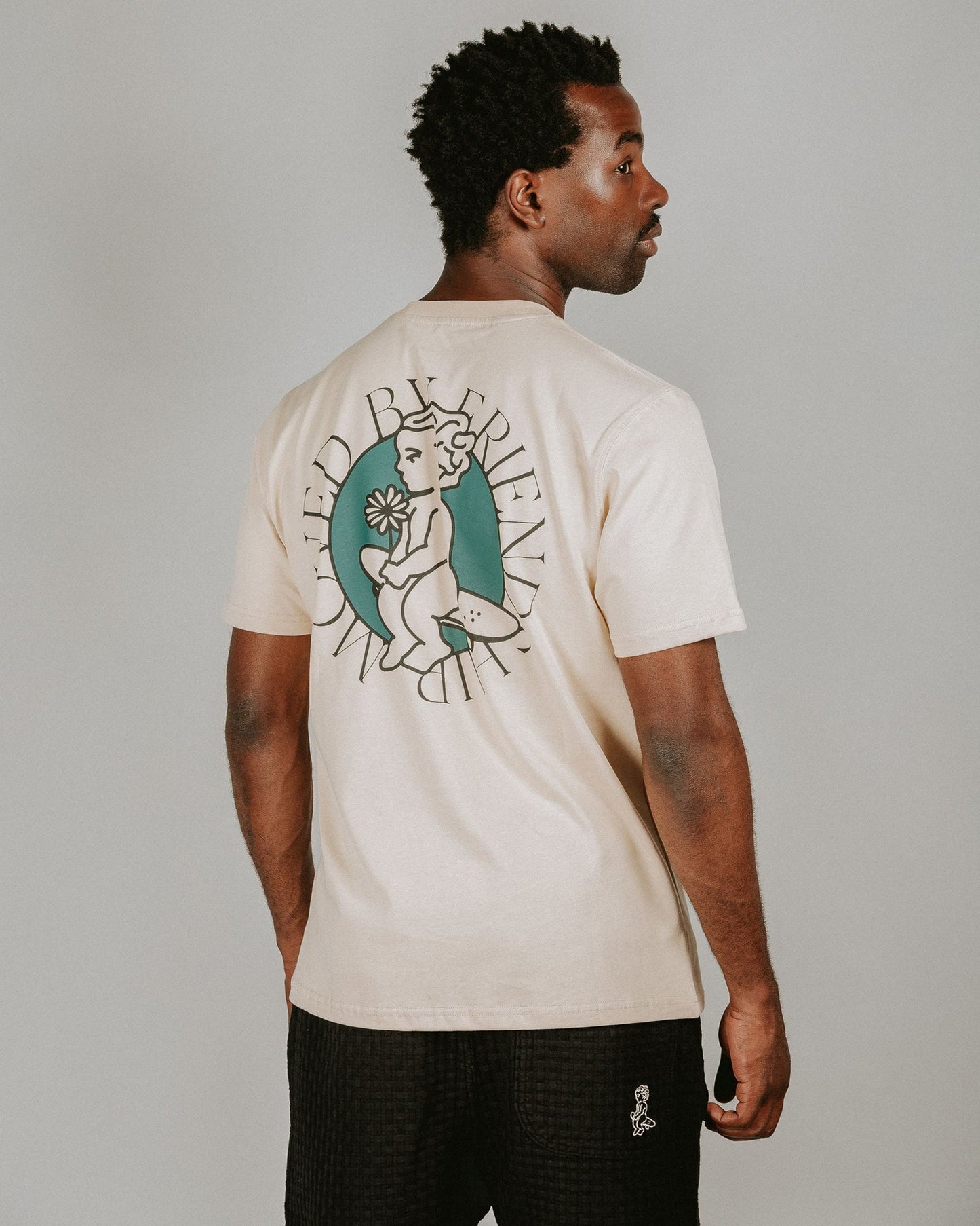 T-Shirt Ikon Flower panna