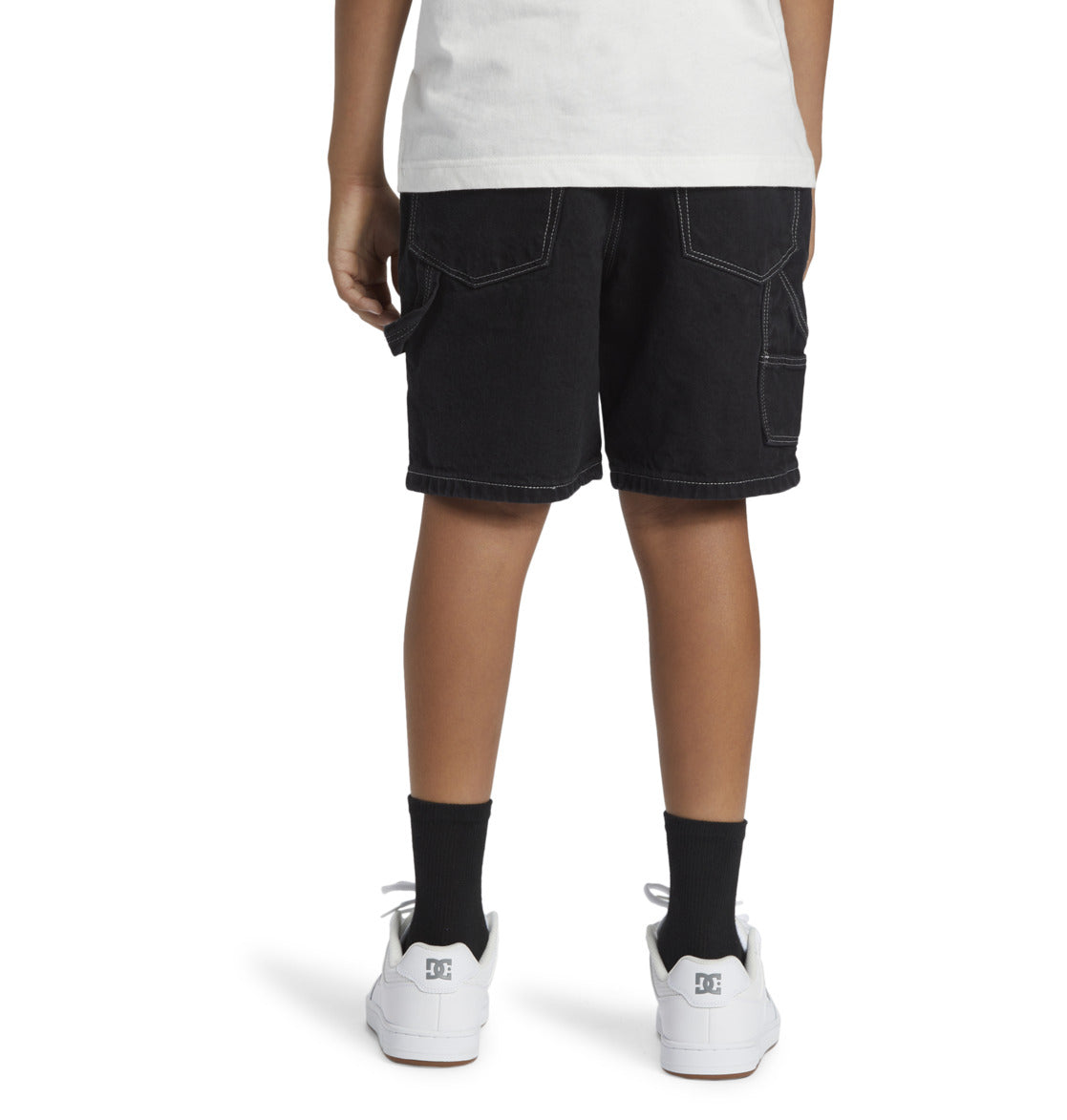 Pantaloncino carpenter baggy nero - 8 ANNI / 16 ANNI