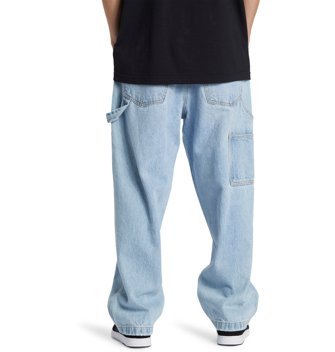 Jeans baggy carpenter denim chiaro
