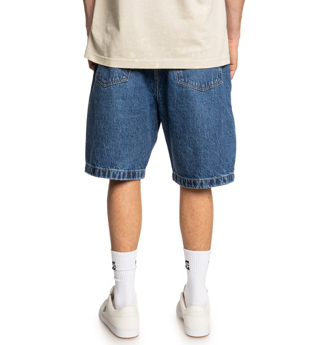 Pantaloncini Worker baggy 19.5" denim scuro