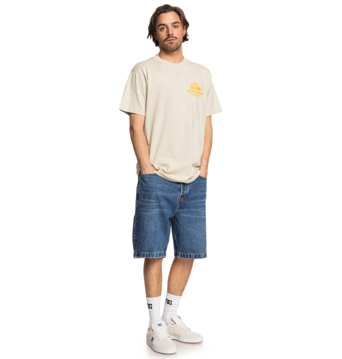 Pantaloncini Worker baggy 19.5" denim scuro