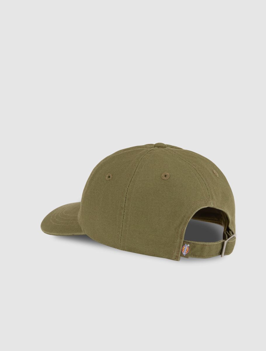 Cappellino Duck in canvas verde