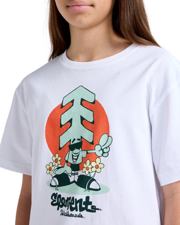 T-Shirt Whats up bianco - 8/16 ANNI