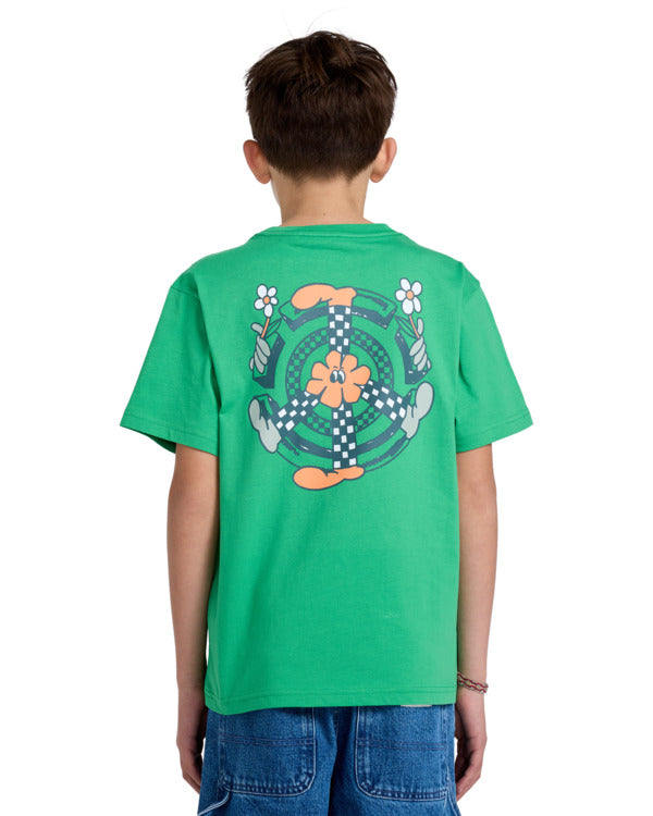 T-Shirt Footsteps verde - 8/16 ANNI