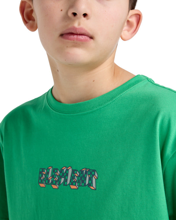 T-Shirt Footsteps verde - 8/16 ANNI