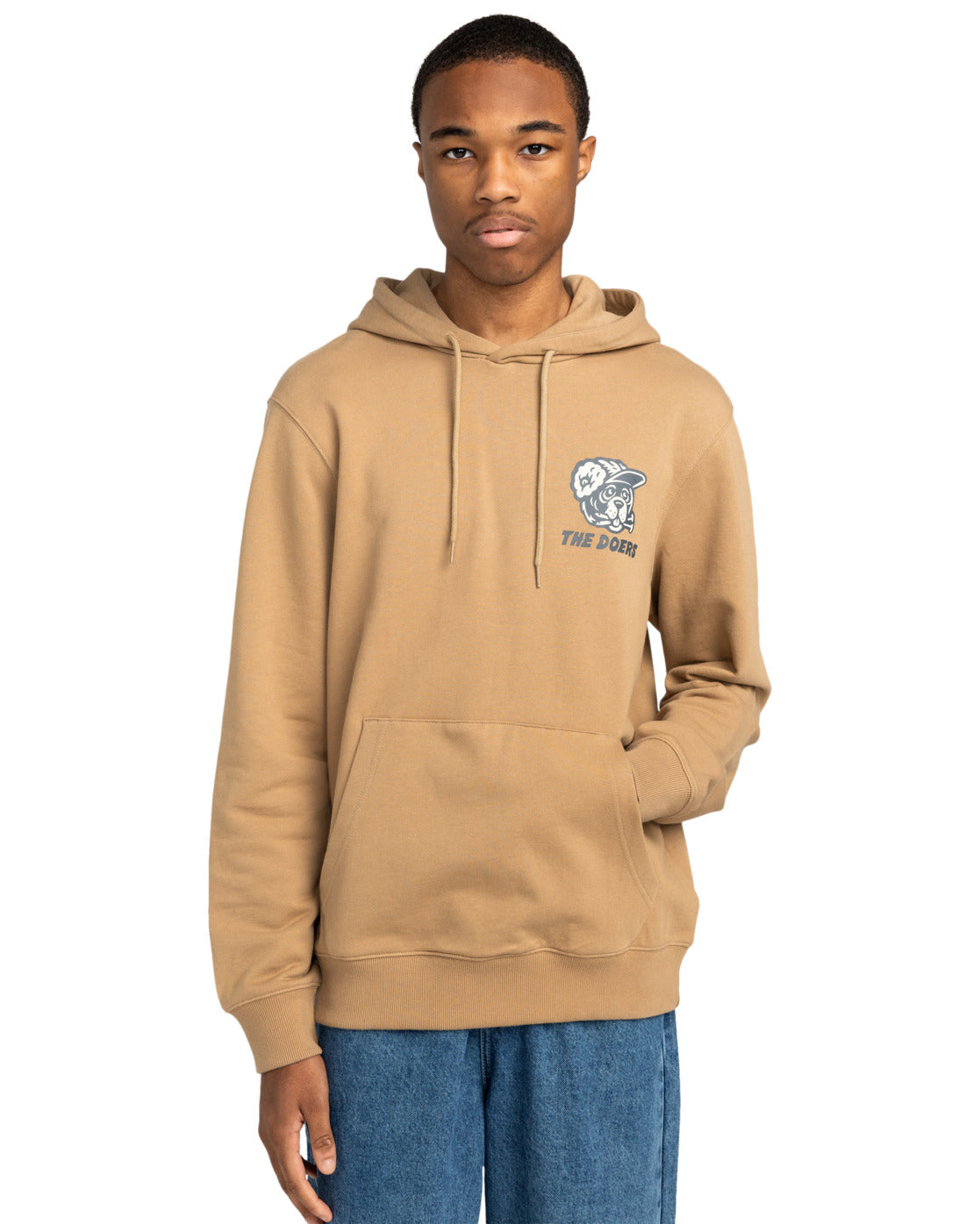 Felpa Timber builder con cappuccio khaki